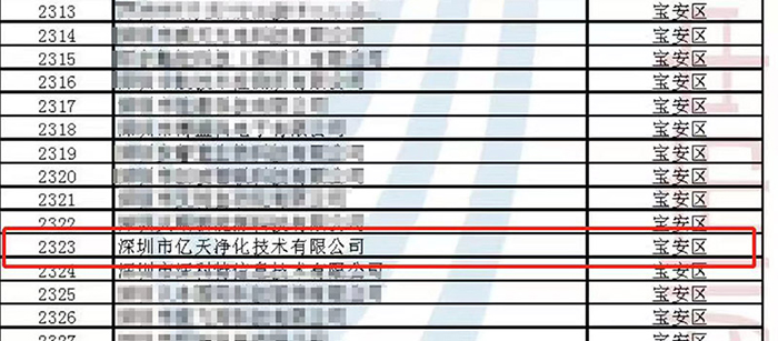 2022年度深圳市专精特新中小企业名单